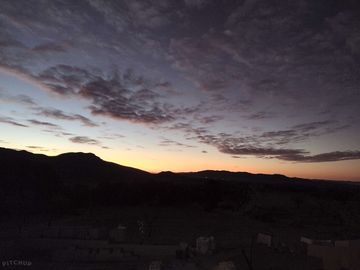 Evening on site
