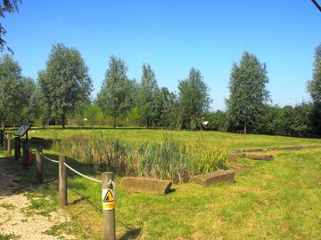 Open area for games and activities