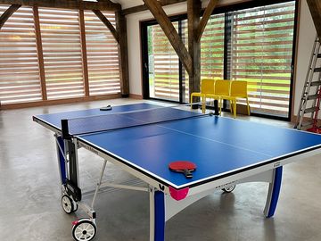Games in the communal barn