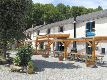 Terrace outside the main building