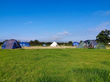 Family-sized pitches for larger tents or small campervans