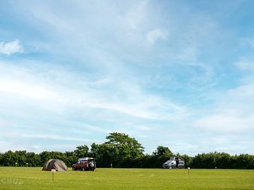 Our pitches are super spacious.