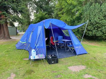 Sheltered and level pitch