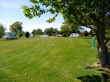 Spacious camping pitches in the meadow