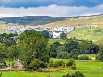 Malham cove, three miles away