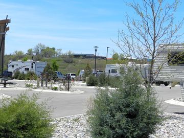 Well-spaced rv pitches