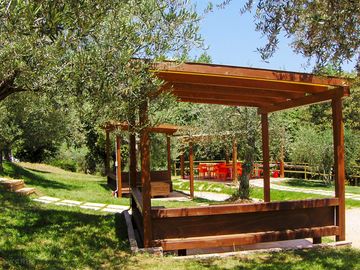 Relaxing area for your lunch