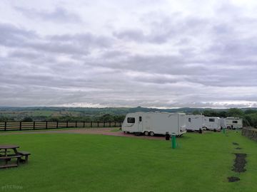 Pitches with country views