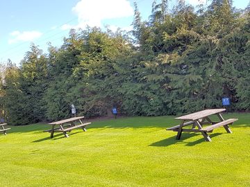 Pitches and picnic benches