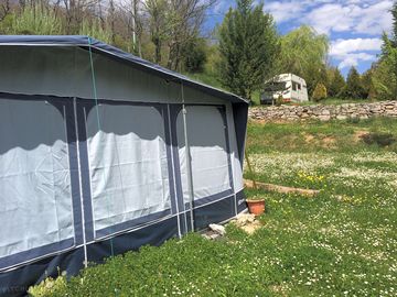 Space for large tents