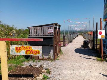 Entrance to the rescue farm and site