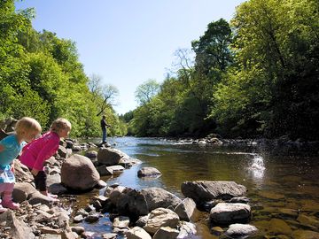 Fishing and paddling on the ardle river