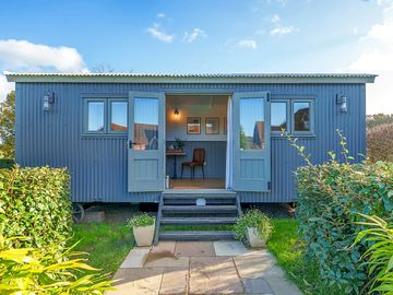 Pool house shepherd's hut