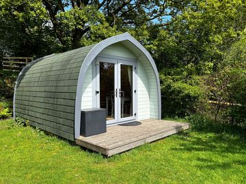 The escape pod on the upper terrace