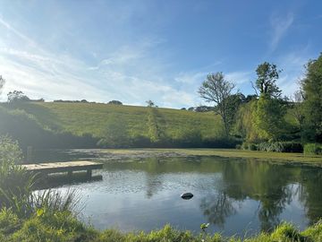 Lake by camping ground
