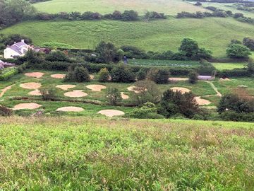 Overhead view of meadow brook pitches.