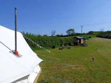 Bell tent exterior