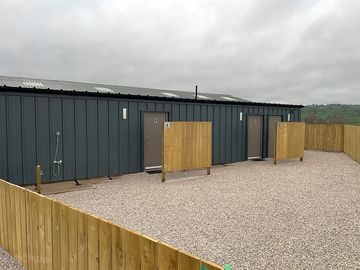 New toilet/shower block