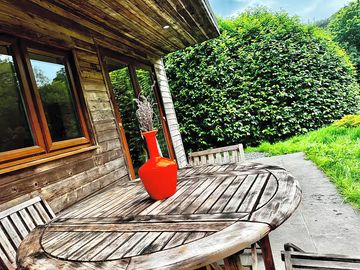 Exterior of the cabin