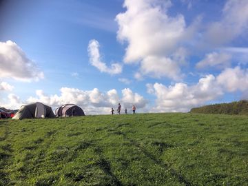 Spacious grassy pitches