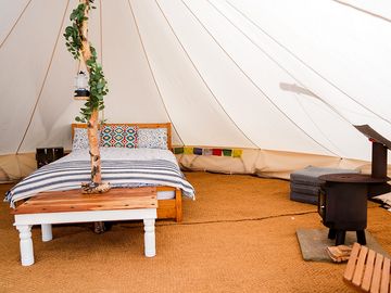 Bell tent interior