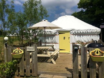 Private decked area