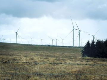Views of a wind farm