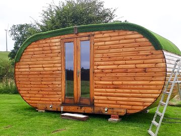 Camping pod exterior