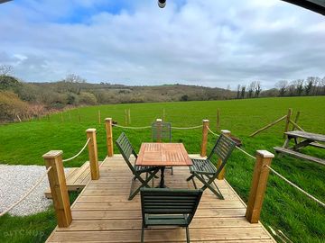 Yurt deck