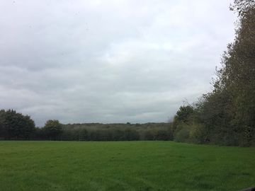View over the camping field - weather, please be kind!
