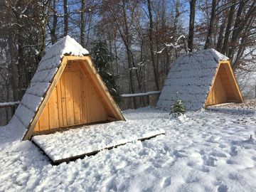 The site in winter