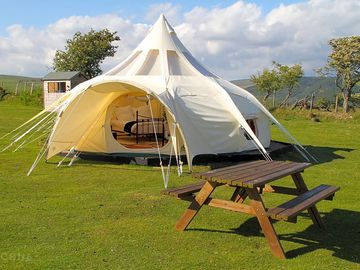 Stargazer bell tent