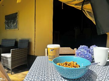 Breakfast on the deck