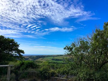 View over the hills