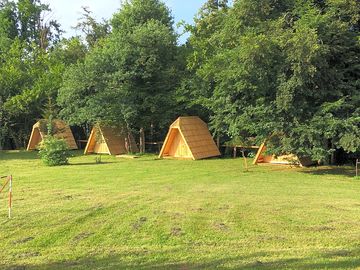 Accommodation surrounded by greenery