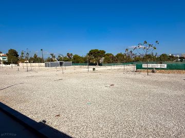 Gravel motorhome pitches
