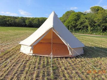 Unfurnished bell tent