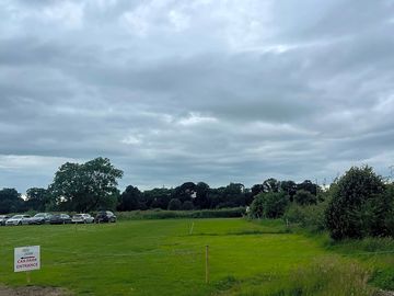 Grass motorhome pitches