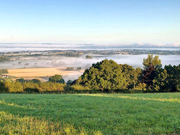 View over the river severn into south wales