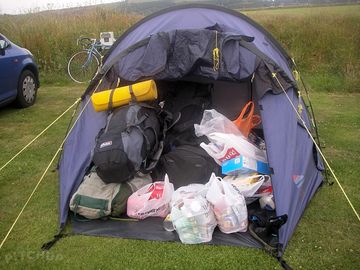 Even space for an extra tent for storing at no extra cost!