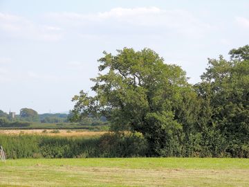 View from the camping field