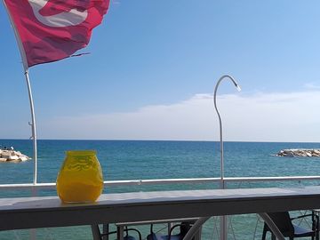 Nearby beach