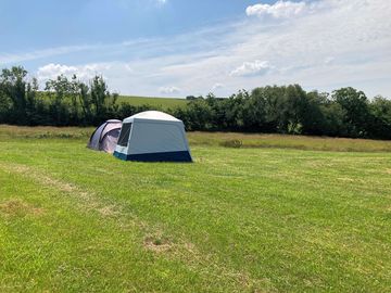 Spacious camping pitch