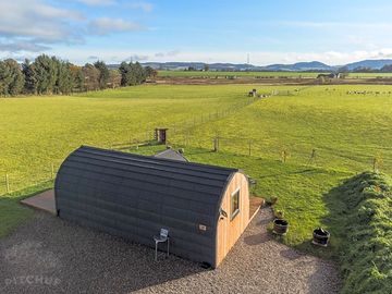 Cabin and the view