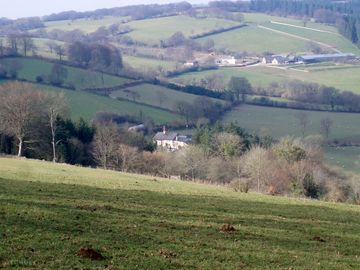 Chitcombe farm in the brendon hills west somerset