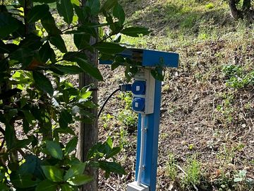 Corrente disponibile per ogni piazzola
