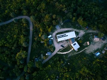 Cascina mottainai dall'alto