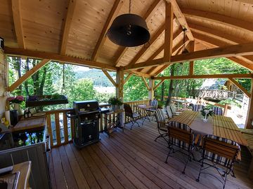 Shared kitchen and terrace