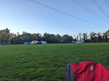 Campsite in the evening