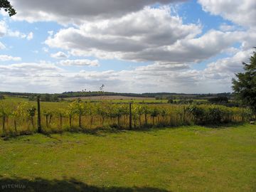 View from the corner of camping field